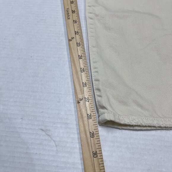 Hidden‎ Tracey Jeans Womens 31 Cream Tracey High Rise Straight Distressed Denim - Picture 6 of 11